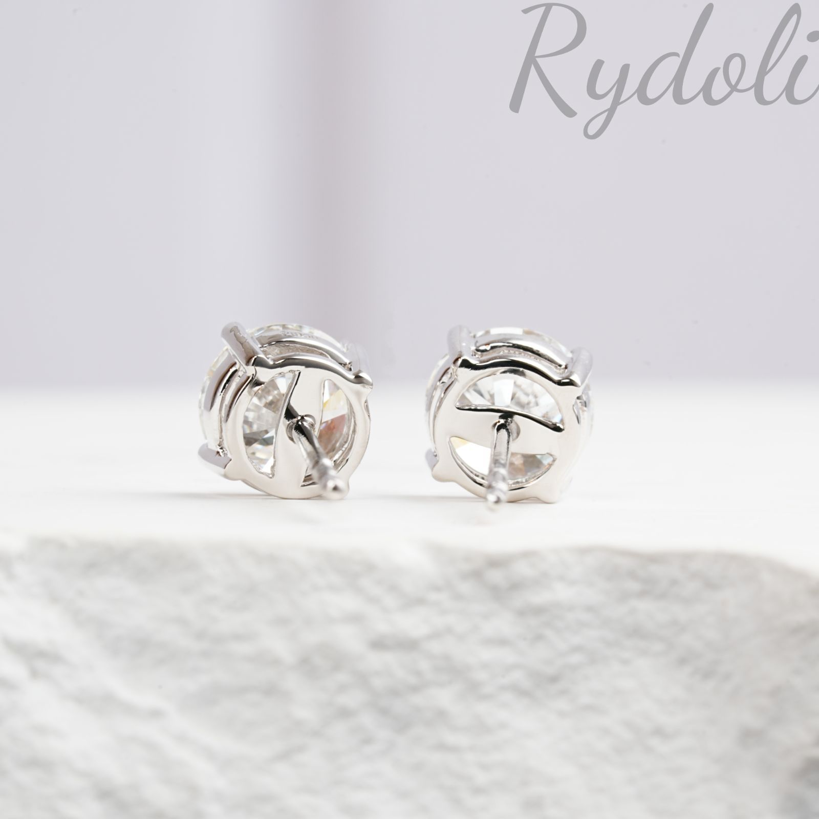 PT950 2.06ct オーダーメイドダイヤピアス ラボグロウンダイヤモンド 