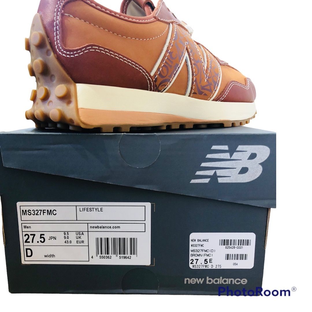 ニューバランス MS327 フランクミュラー コラボ ブラック・ブラウン2足