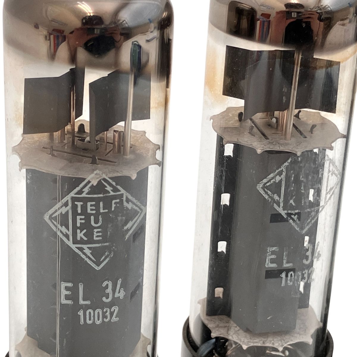 新品未使用テレフォンケン真空管E90CC TELEFUNKEN EL34 真空管 4本セット テレフンケン 音響機材 美品
