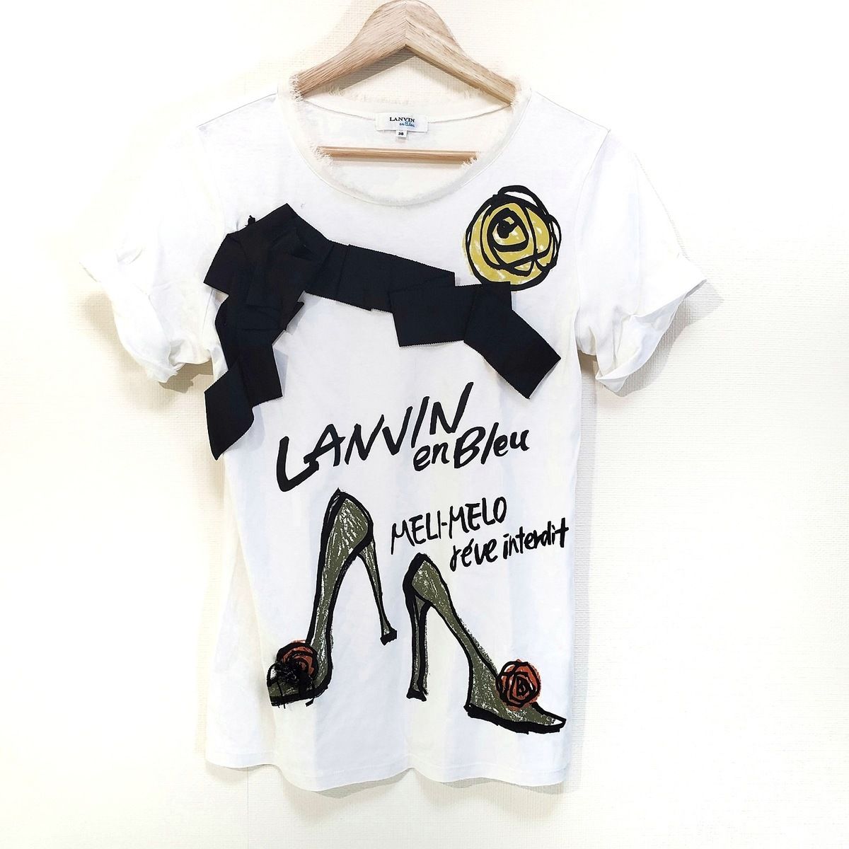 LANVIN en Bleu(ランバンオンブルー) 半袖Tシャツ サイズ38 M ...