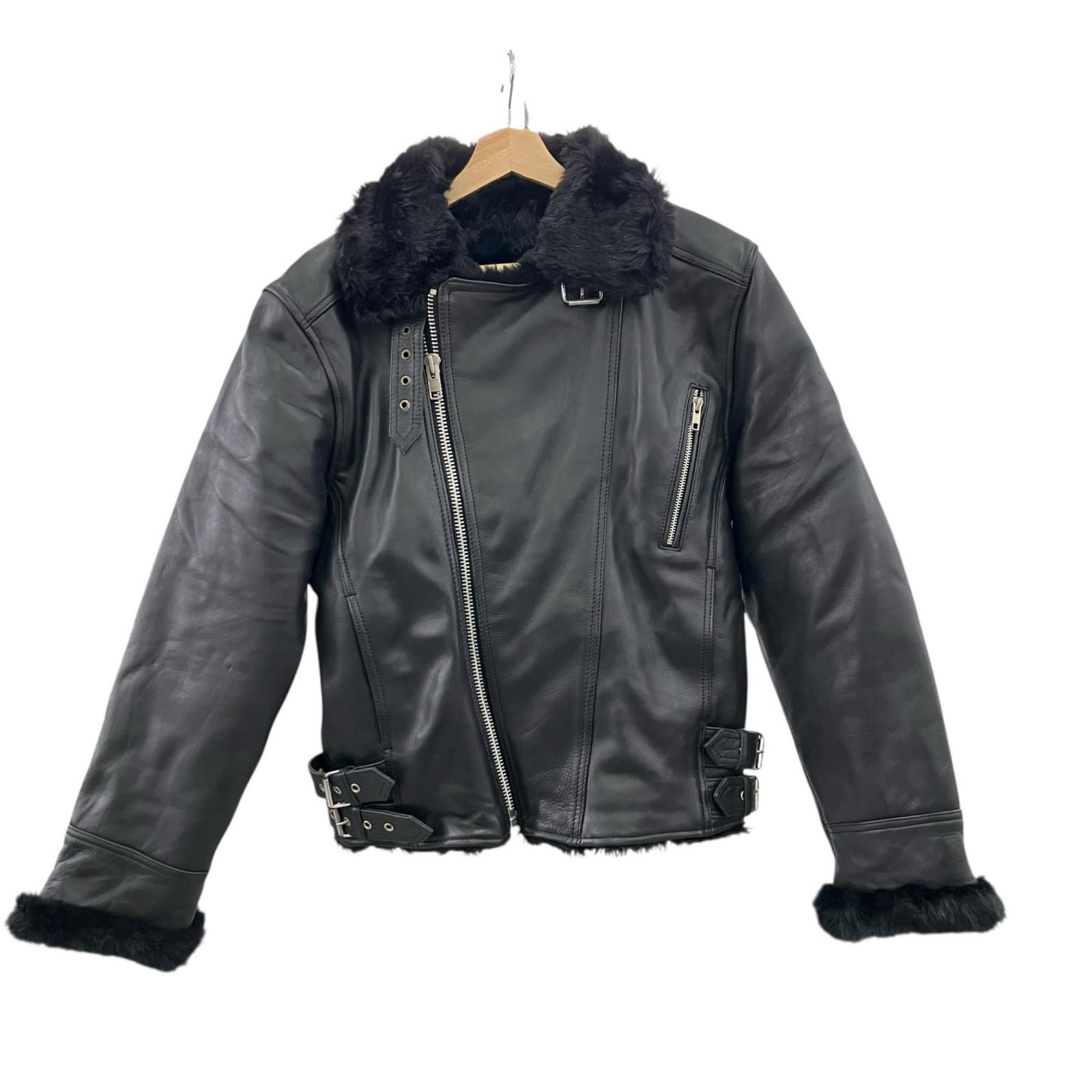 186000 HORN WORKS ホーンワークス レザージャケット M ブラック メンズ