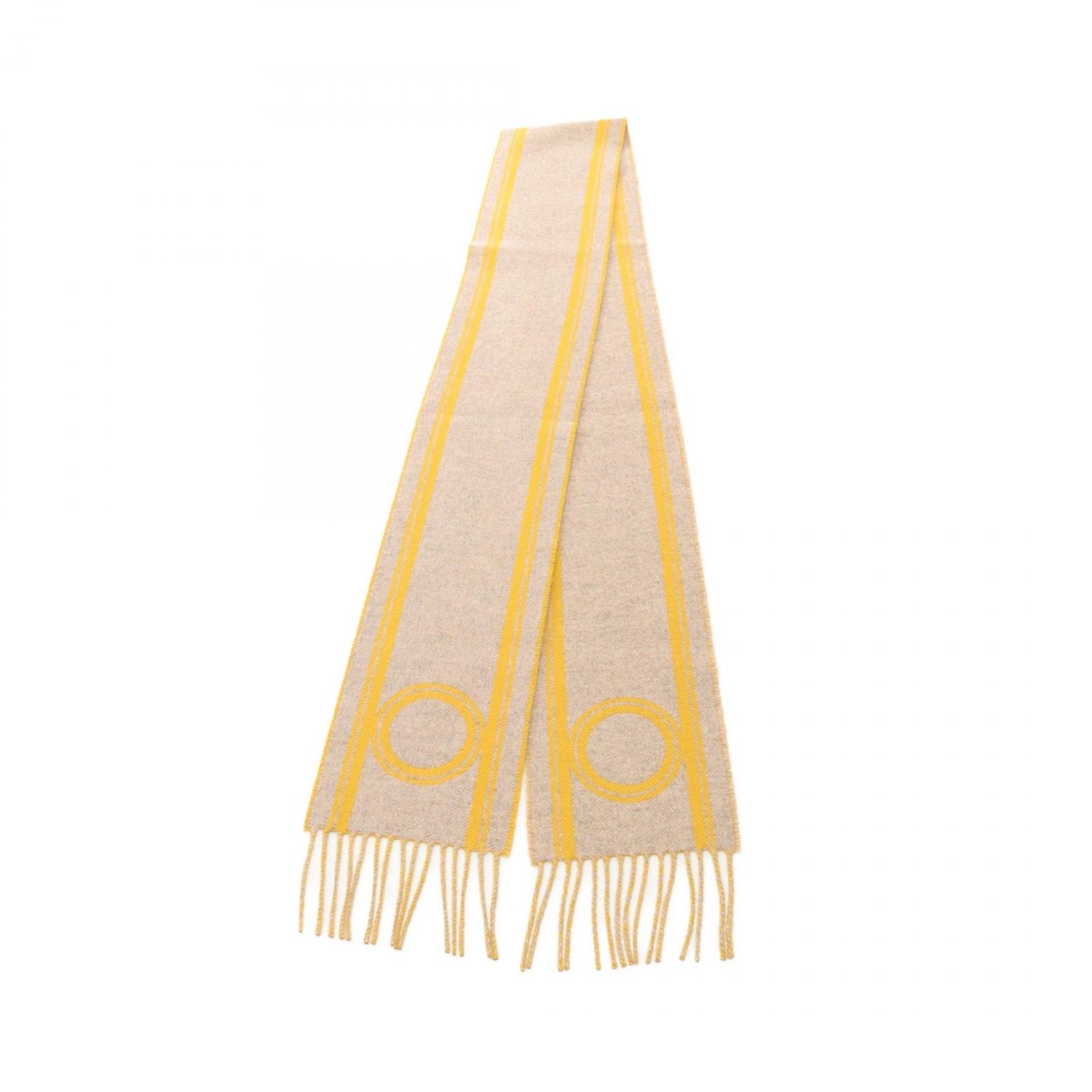 エルメス HERMES マフラー バンド ドゥ レポ ベージュ その他 キーホルダー レディース Used A