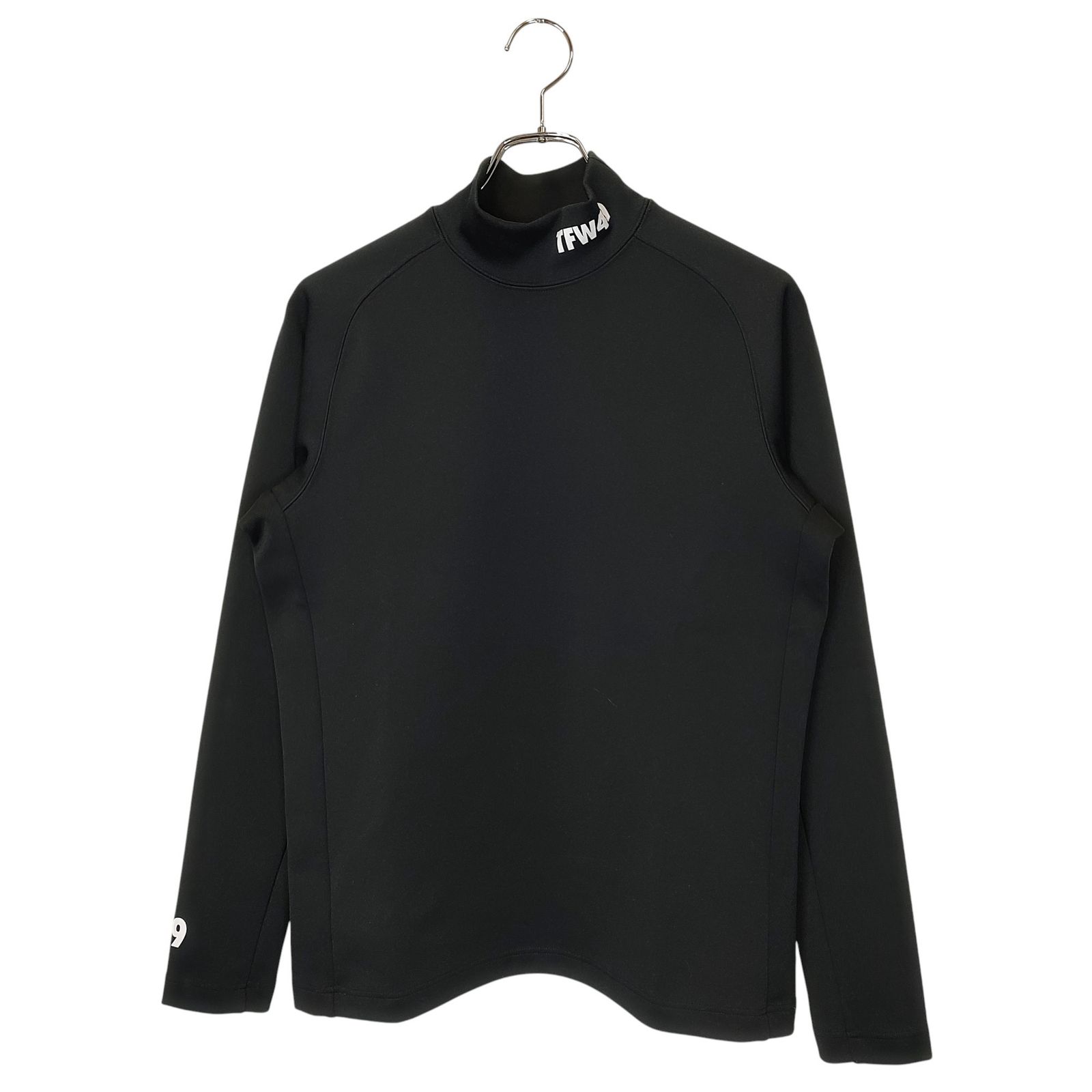 TFW49 ティーエフダブリュー ゴルフ 22AW WARM MOCKNECK LS 長袖 モックネック Tシャツ T102220017 M ブラック メンズ
