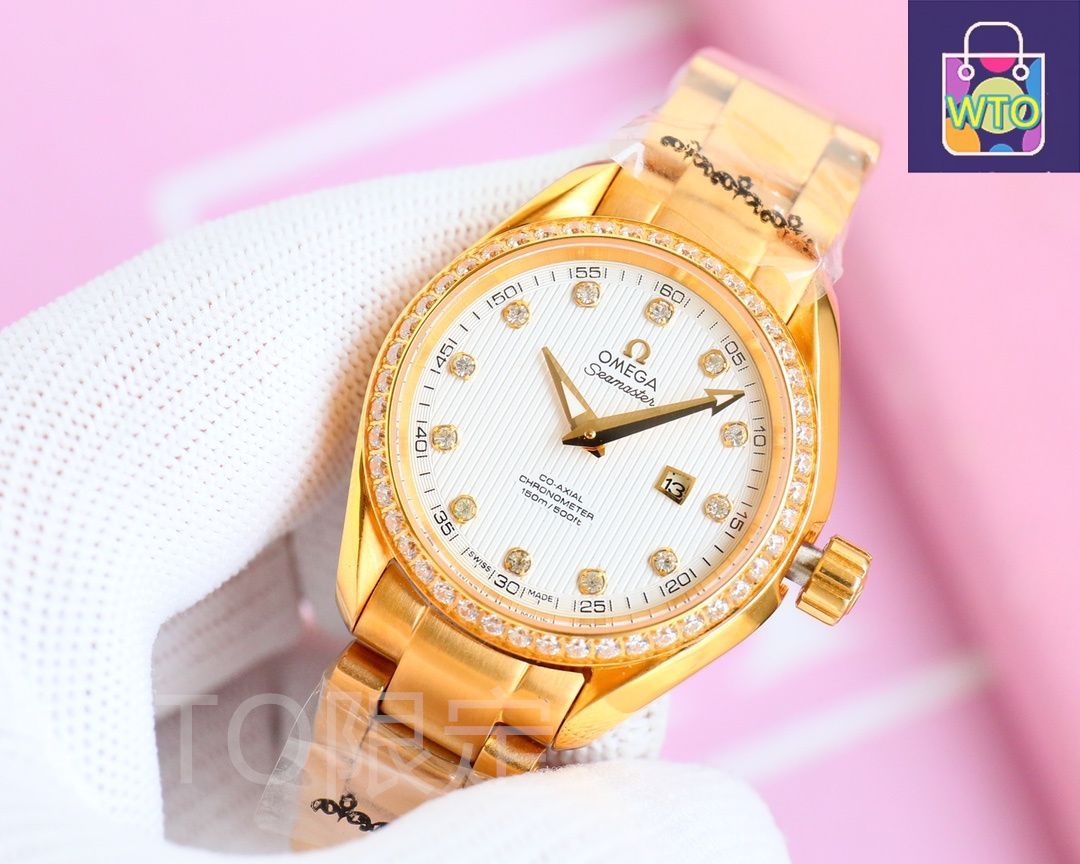 オメガ　シーマスター　レディース 今日WTO】Omega オメガ シーマスター 新モデル レディース
