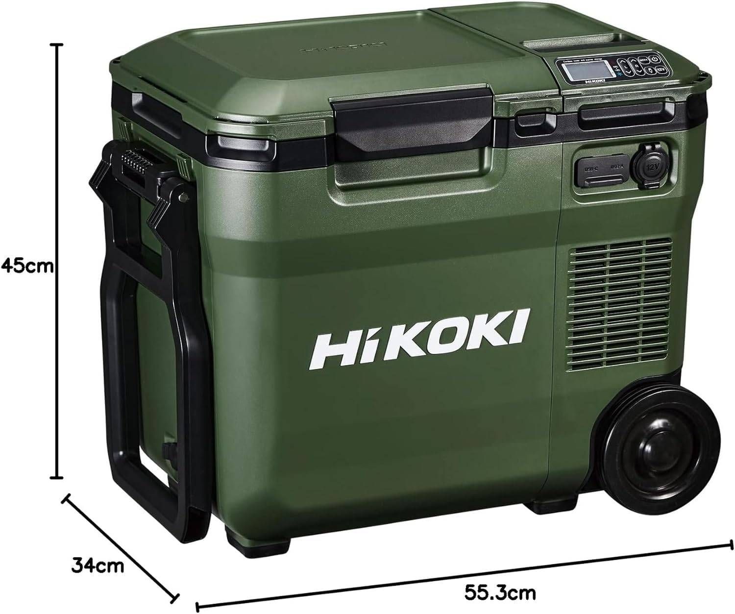 HiKOKI ハイコーキ 18L コードレス冷温庫 UL18DC WMG -18℃〜60℃ バッテリー付 3電源対応 USB DC端子 コンプレッサ式 ポータブル冷蔵庫 アウトドア キャンプ