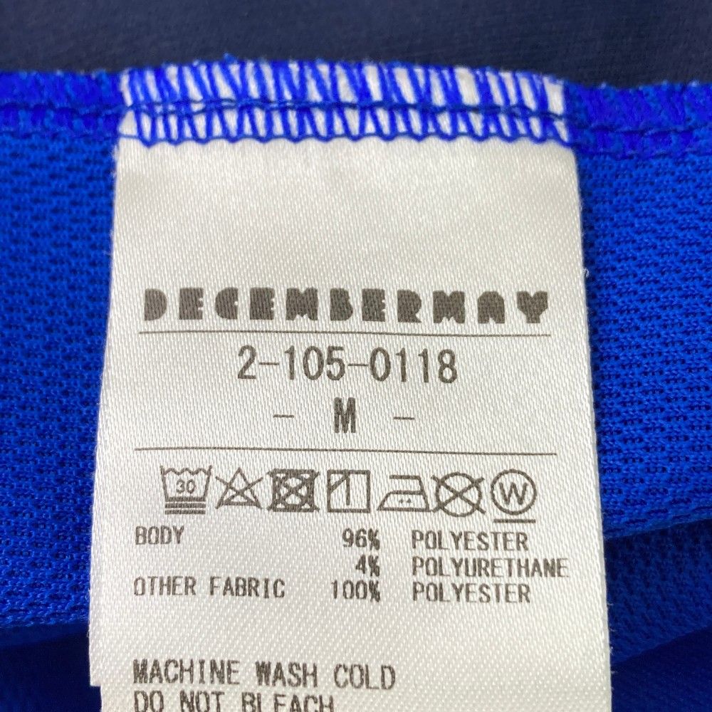 サイズ：M DECEMBERMAY ディセンバーメイ ハーフジップ 半袖