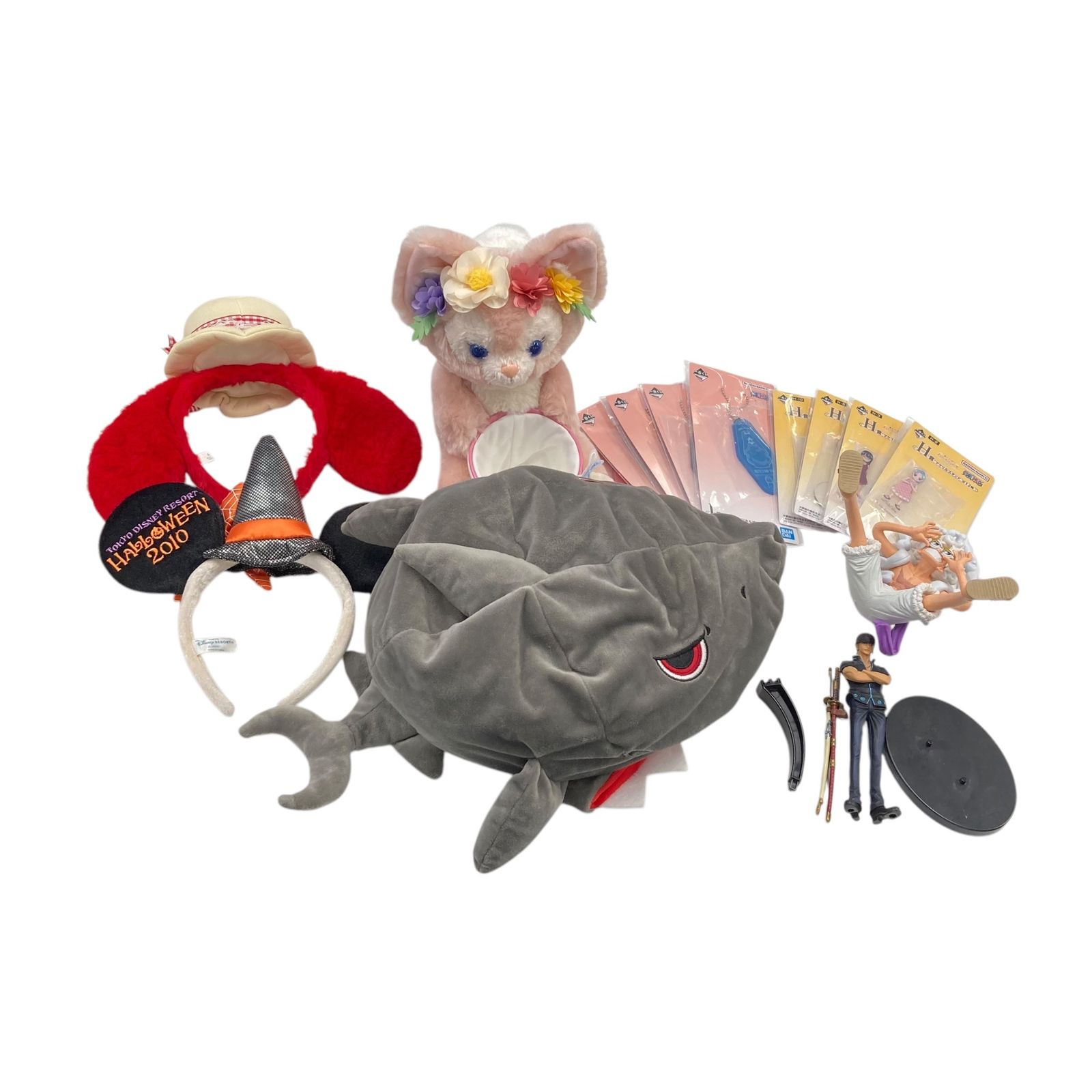キャラクターグッズ ぬいぐるみ 被り物 カチューシャ 大量まとめ DISNEY SANRIO USJ など リーナベル ジョーズ マイメロ