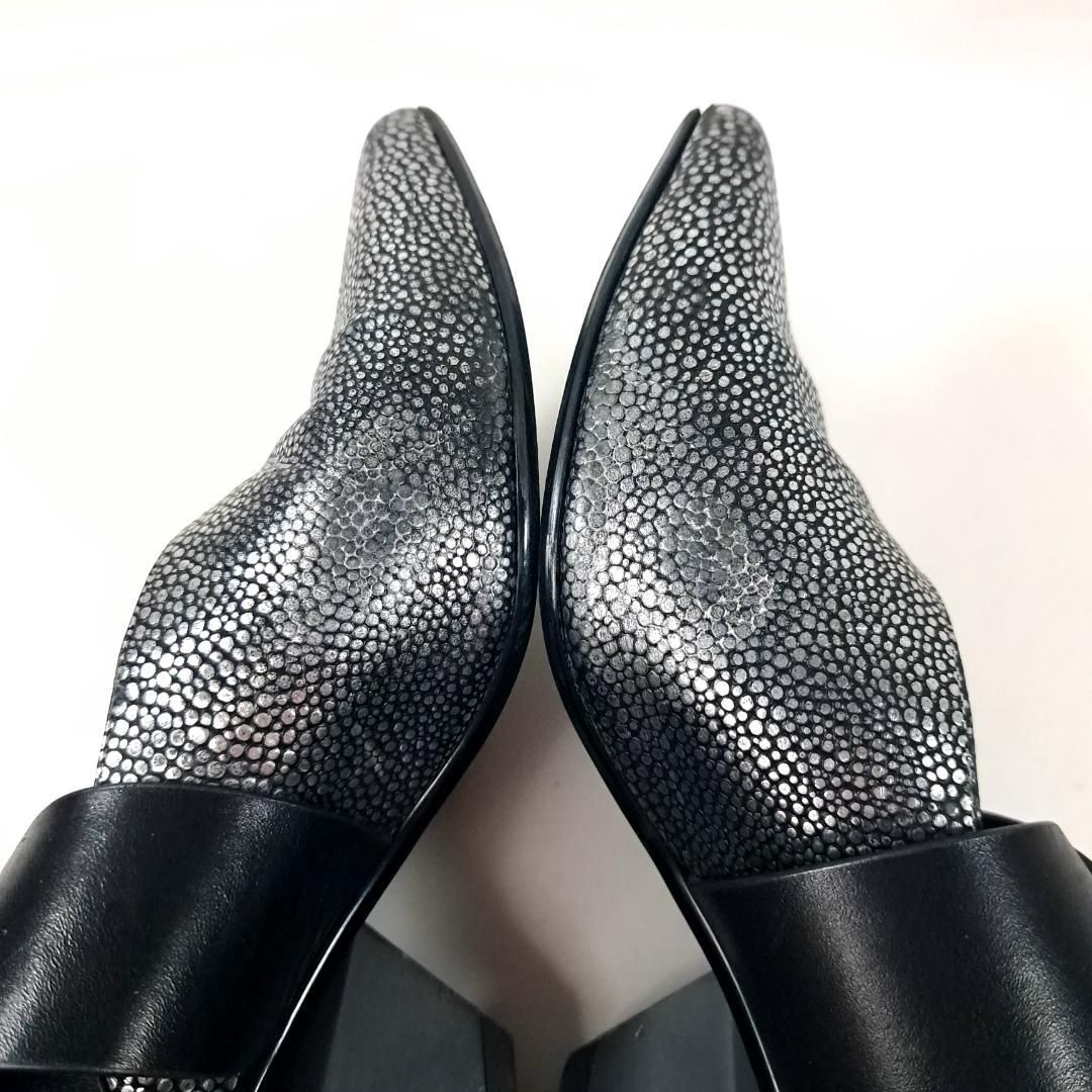 UNITED NUDE ポインテッドトゥ ストラップ 替えリフトあり