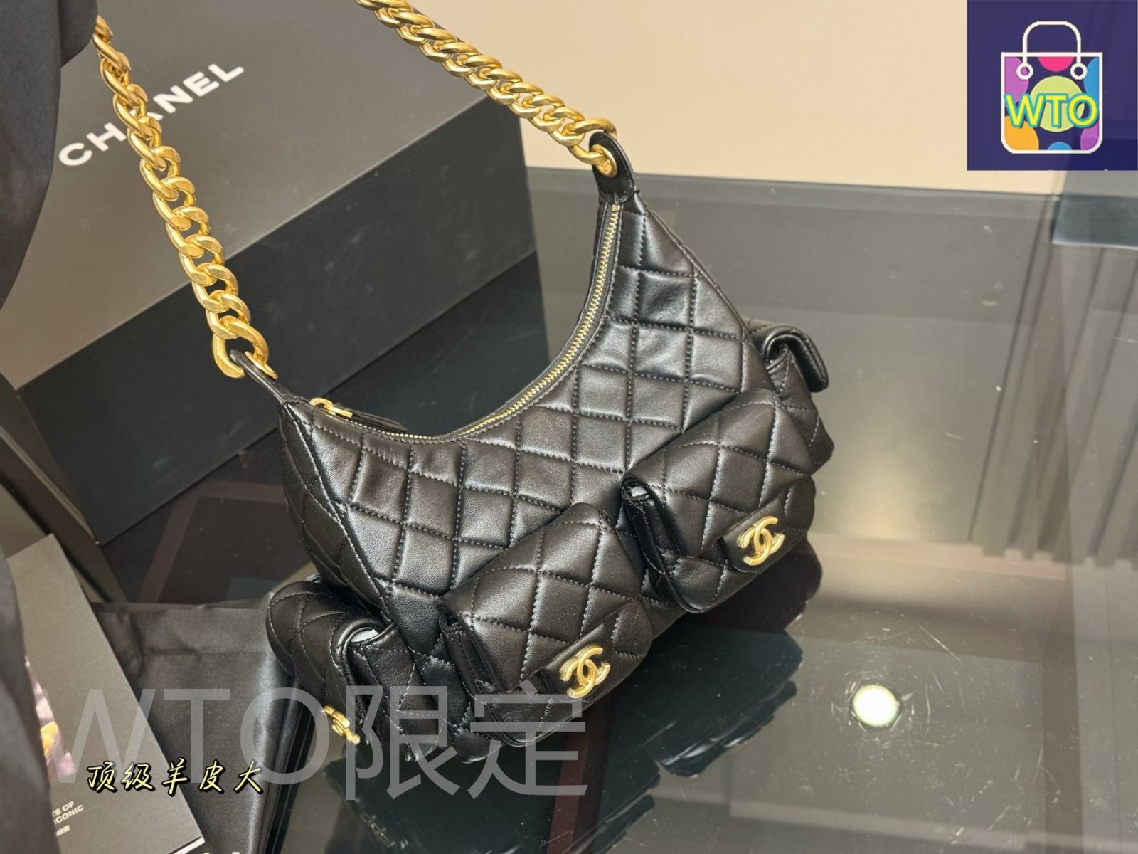 今日特価】Chanel Hobo バッグ（シャネル ホボ バッグ）-WTO輸入