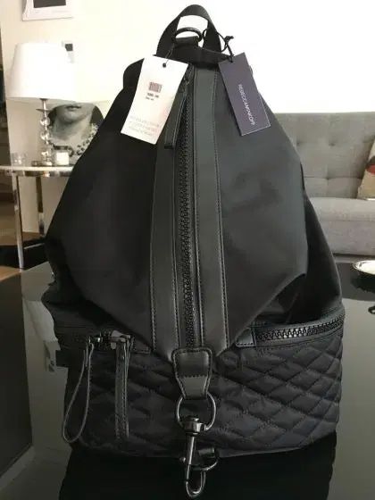 【激レア‼️入手困難】美品❤︎REBECCAMINKOFレベッカミンコフ　リュック レベッカミンコフ/リュックサック/ベージュ/ナイロン×レザーの
