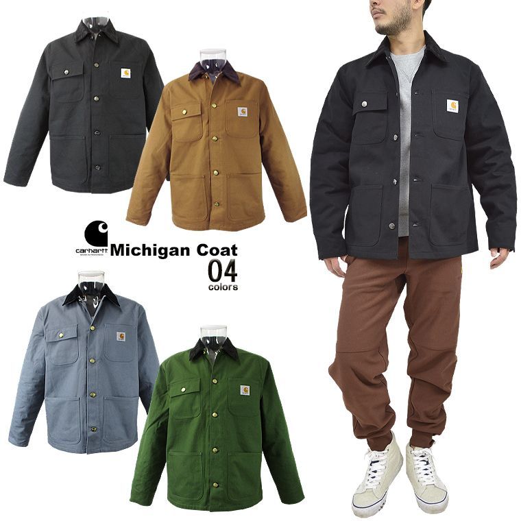 ジャケット・アウター Carhartt WIP MICHIGAN CHORE COAT Carhartt WIP カバーオール CARHARTT Michigan Coat カーハート