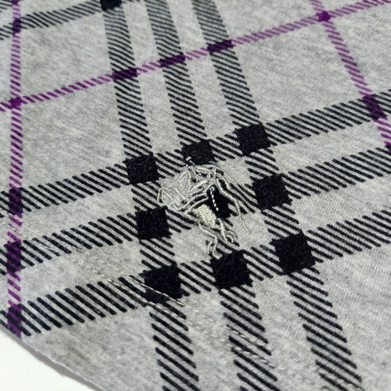 【新品】Burberry グレー チェック Tシャツ LLサイズ バーバリー ノバチェック Tシャツ カットソー グレイ 2サイズ