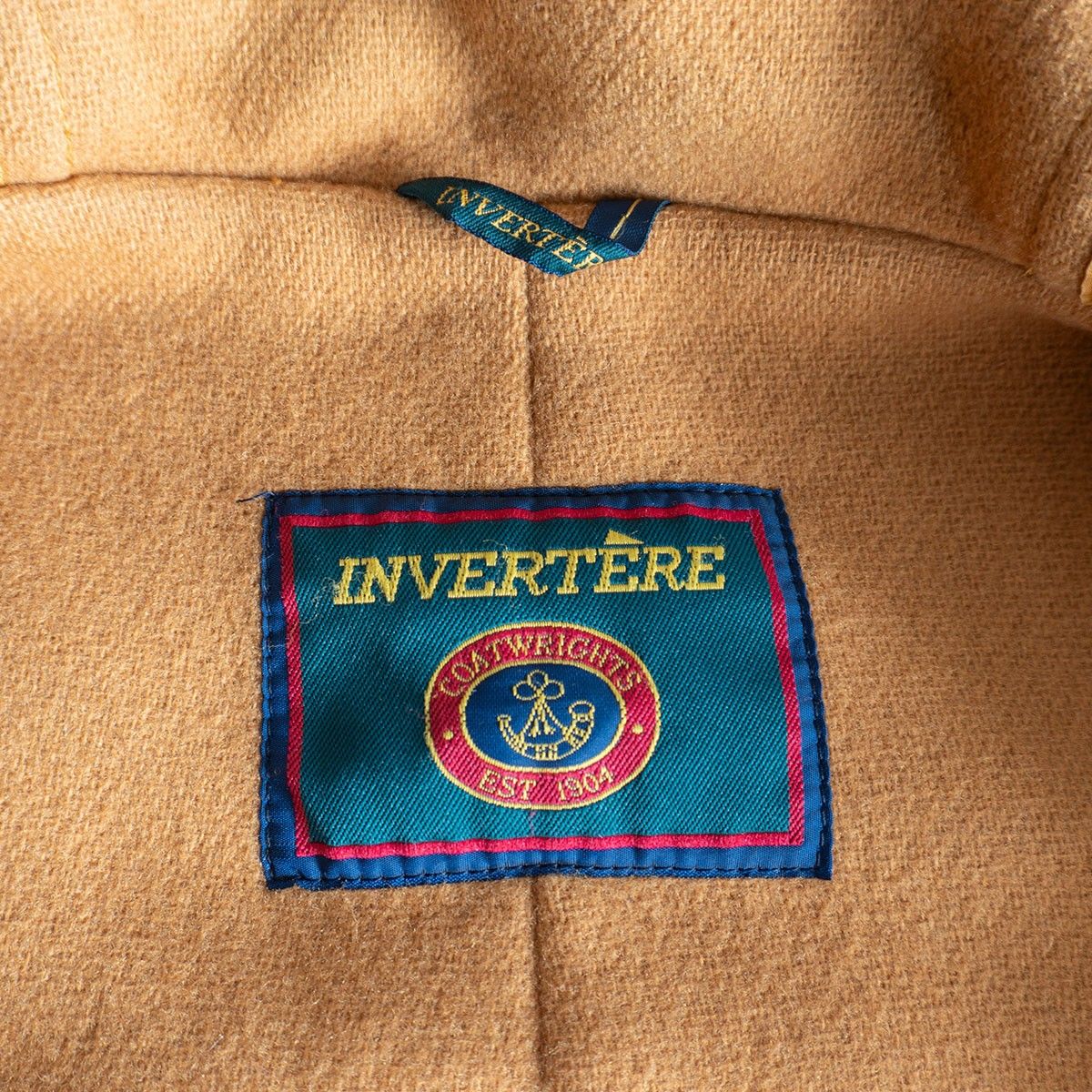 70s】INVERTERE【Moorbrook ダッフルコート】ヘリンボーン