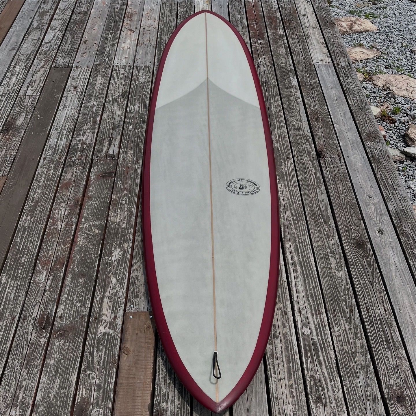 送料別途ご請求 ミッドレングス サーフボードDEUS× TAPPY SHARPE