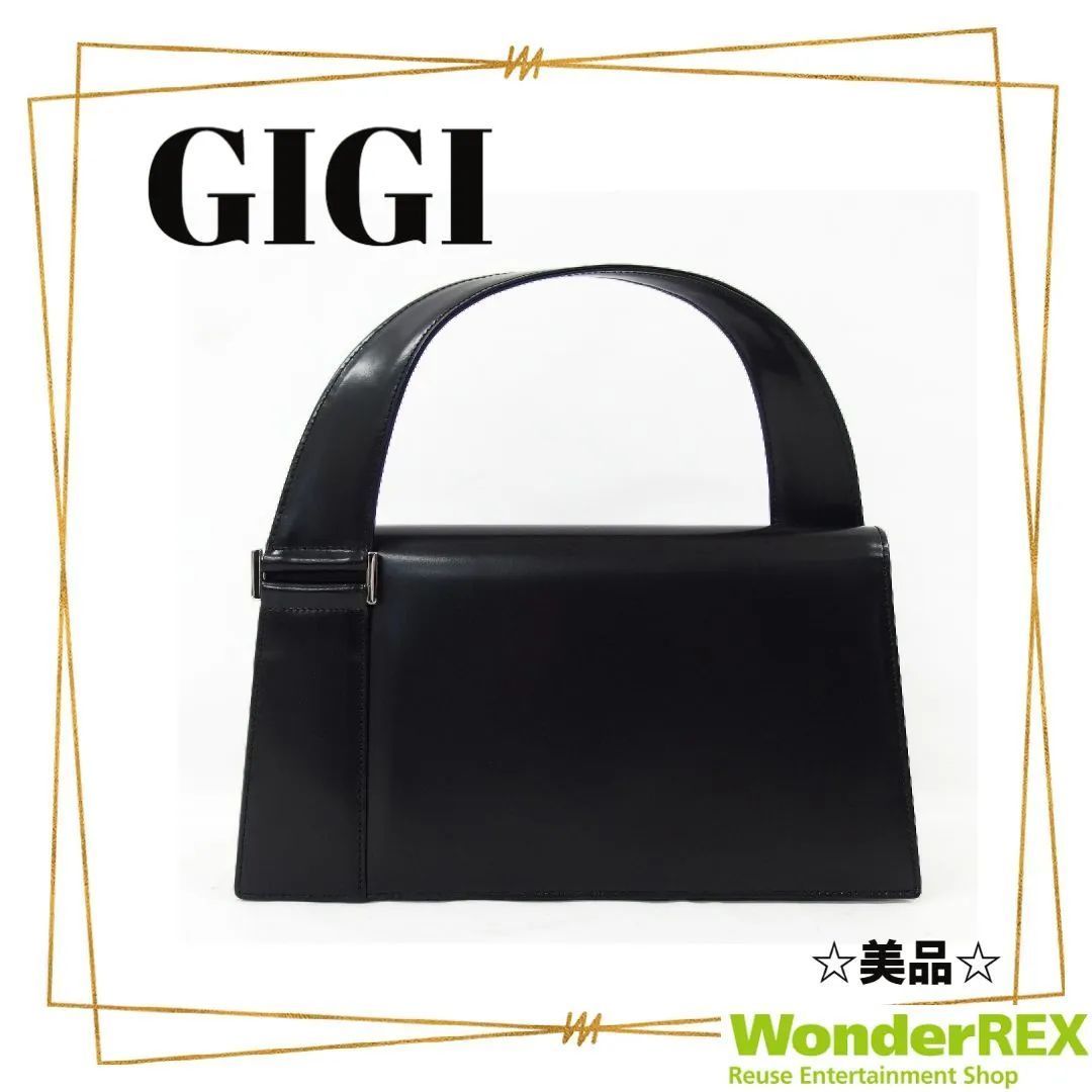 美品 GIGI ジジ ハンドバッグ - ハンドバッグ