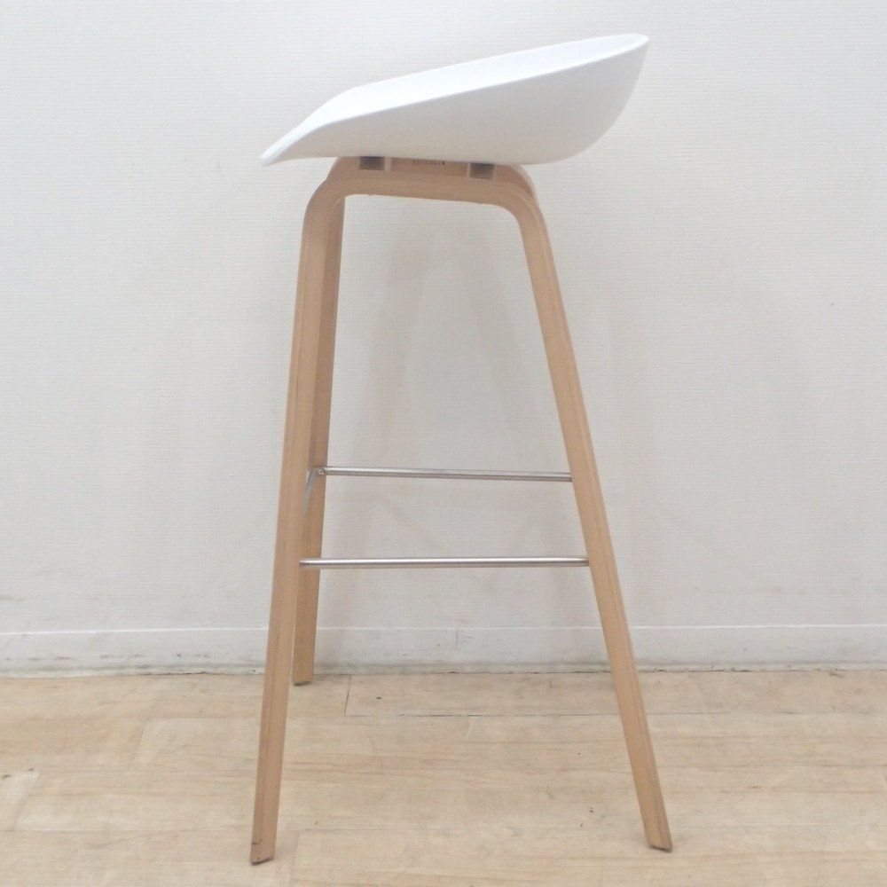 HAY AAS 32 2.0 HIGH カウンターチェア ホワイト ハイスツール 丸椅子 ハイカウンターチェア いす 椅子 会議 EG18822 オフィス家具 MARWIL-DEMENAGEMENTS_CH