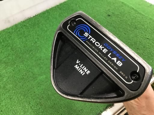 中古】 オデッセイ STROKE LAB V-LINE MINI 34インチ パター PT