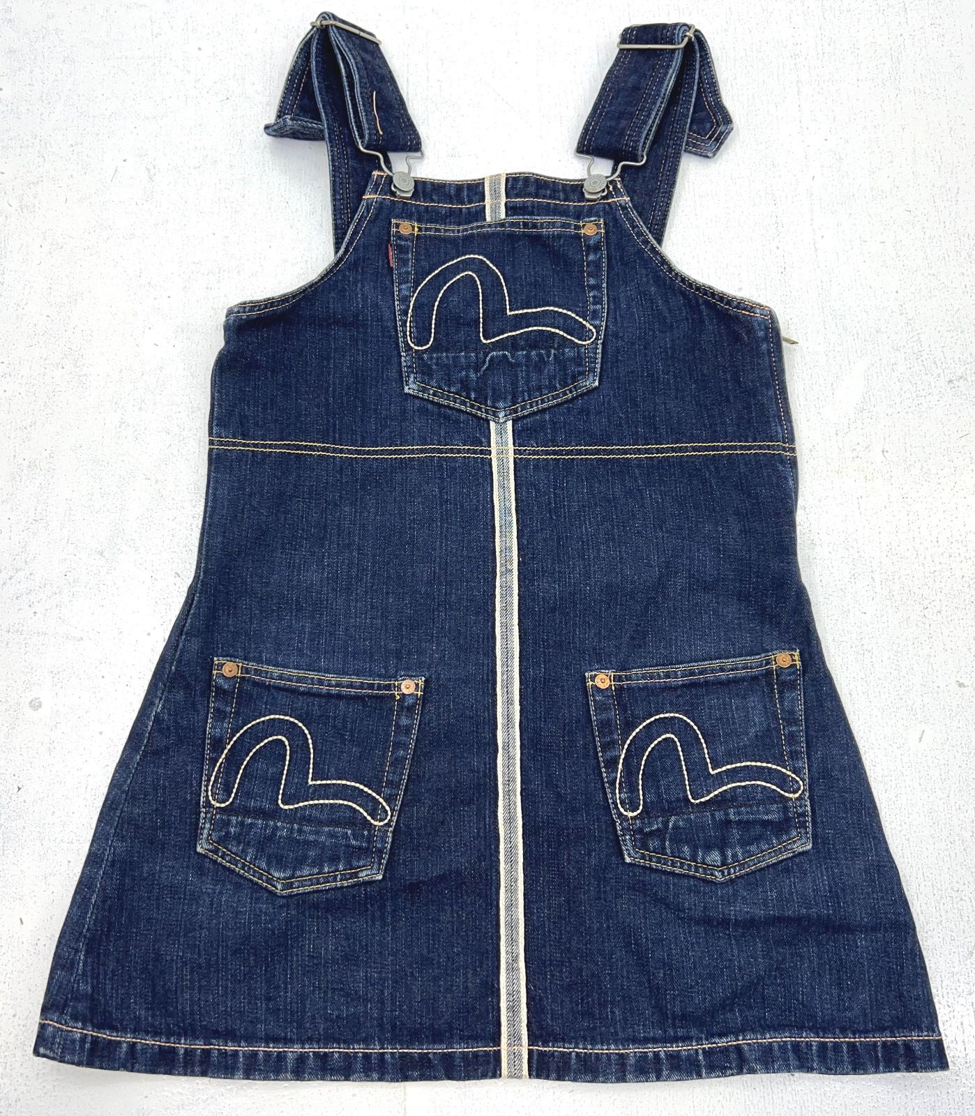 EVISU DONNA エビスドンナ デニムミニスカート カモメ 美品 EVISU DONNA デニムスカート かもめ 2 y2k evisu エヴィス