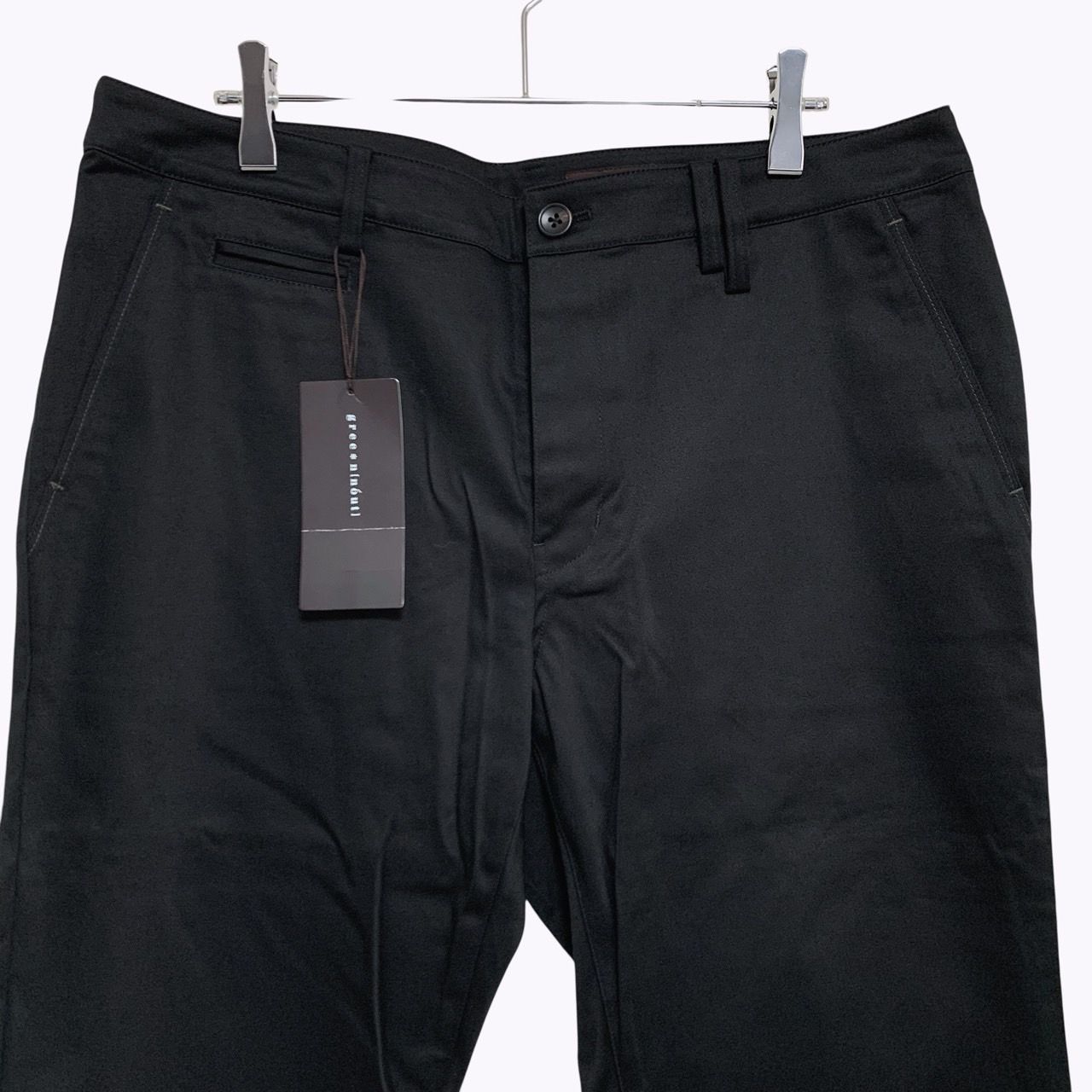 【未使用品】グリーンノート カジュアルパンツ ブラック系 サイズ17 レディース 未使用 / タグ付き】gree*n [nout] グリーンノート カジュアル