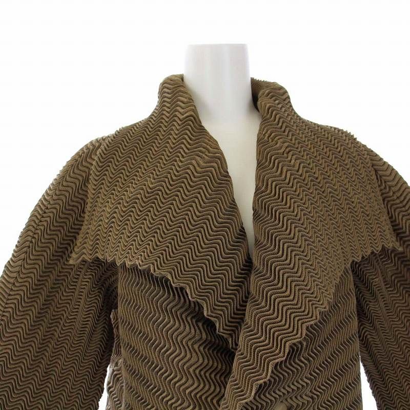 イッセイミヤケ ISSEY MIYAKE 3Dスチーム ストレッチジャケット