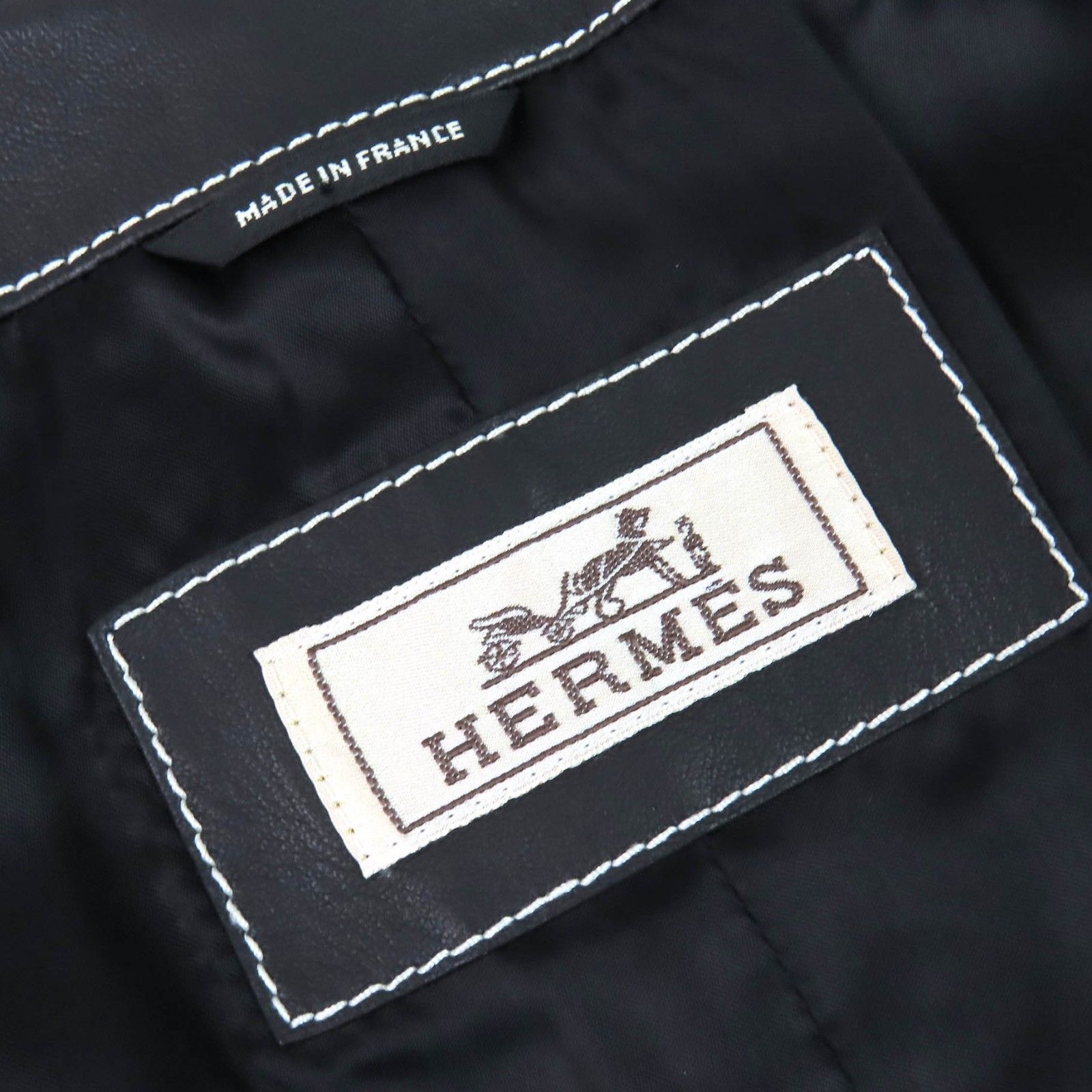 未使用品△HERMES エルメス 18AW H843030HA0250 ラムスキン レザー