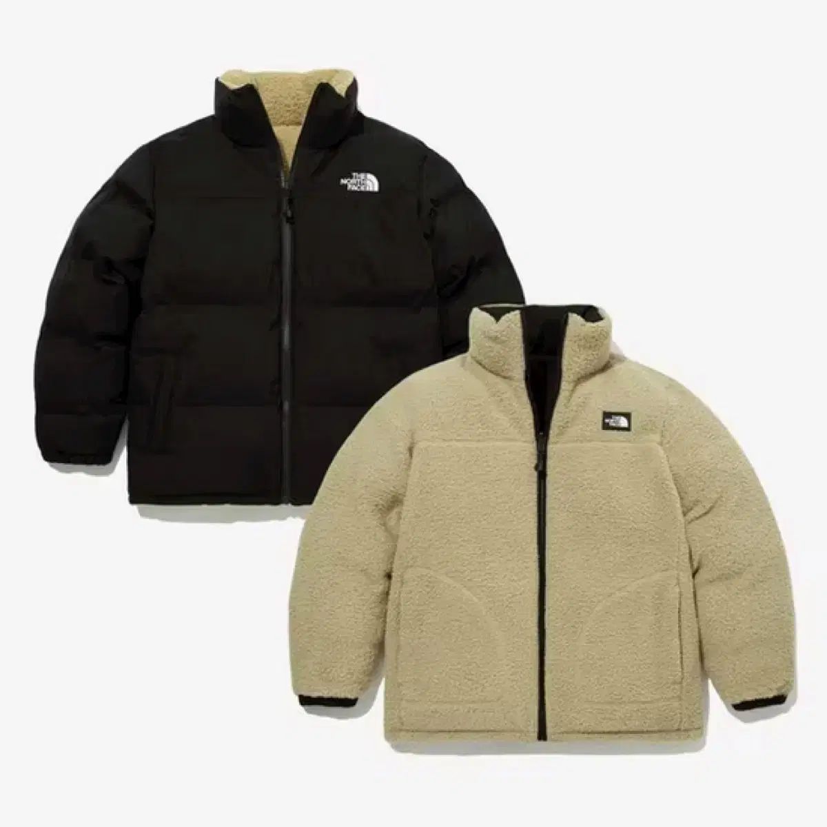 THE NORTH FACE(ザノースフェイス) キッズ リバーシブル ダウン フリース