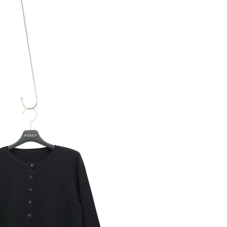 フォクシーカシミヤシルクエブリデイカーディガン41960 ブラック40