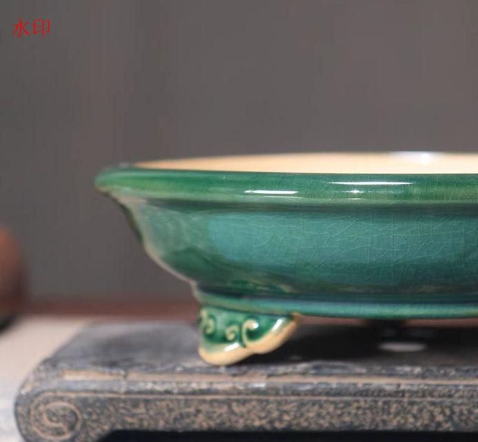 笠鉢 盆栽鉢 植木鉢 小品盆栽鉢 大品盆栽鉢 竜遊四海四方