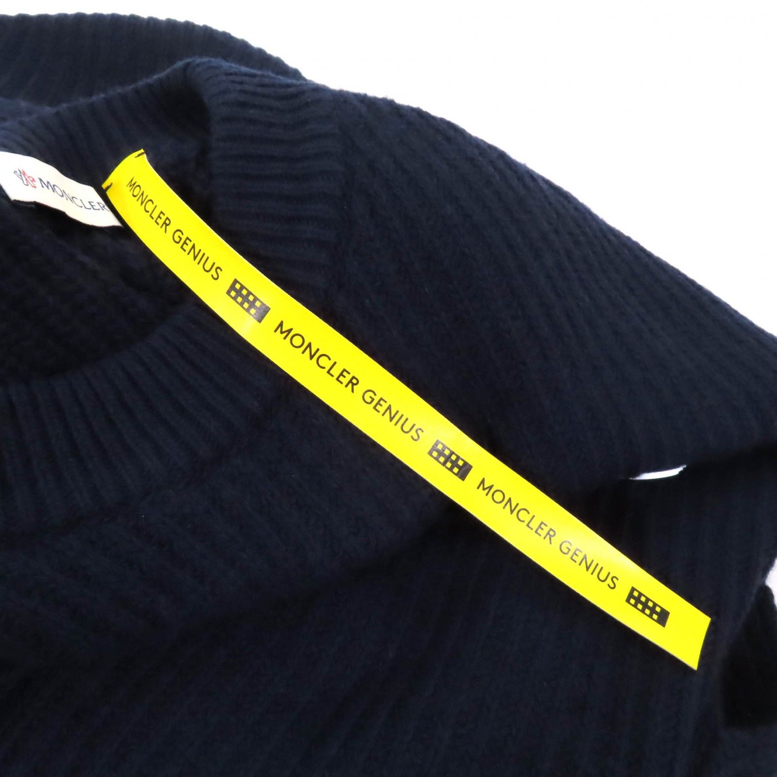 【未使用級】 モンクレール ジーニアス カシミヤ混 タグ付き 高級 2 ニット 極美品☆MONCLER GENIUS 4 HYKE モンクレール ジーニアス 4