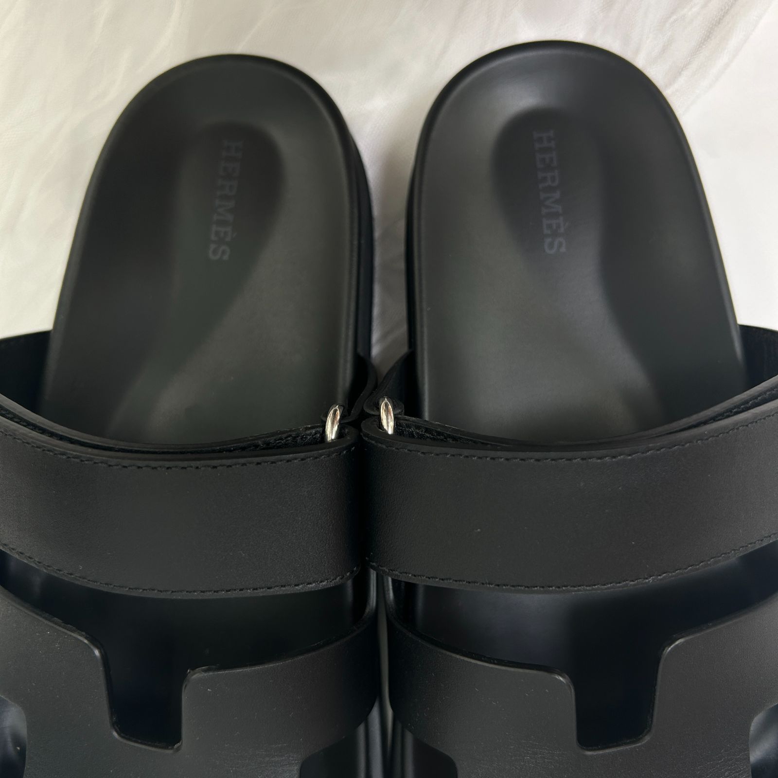 鑑定済み 】 エルメス 《 シプレ 》 38 24.5cm程度 ブラック 黒 