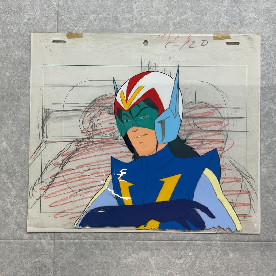 超電磁ロボ コンバトラーV ロングセル画 超電磁ロボ コン バトラーV 浪花 十三 セル画 - メルカリ