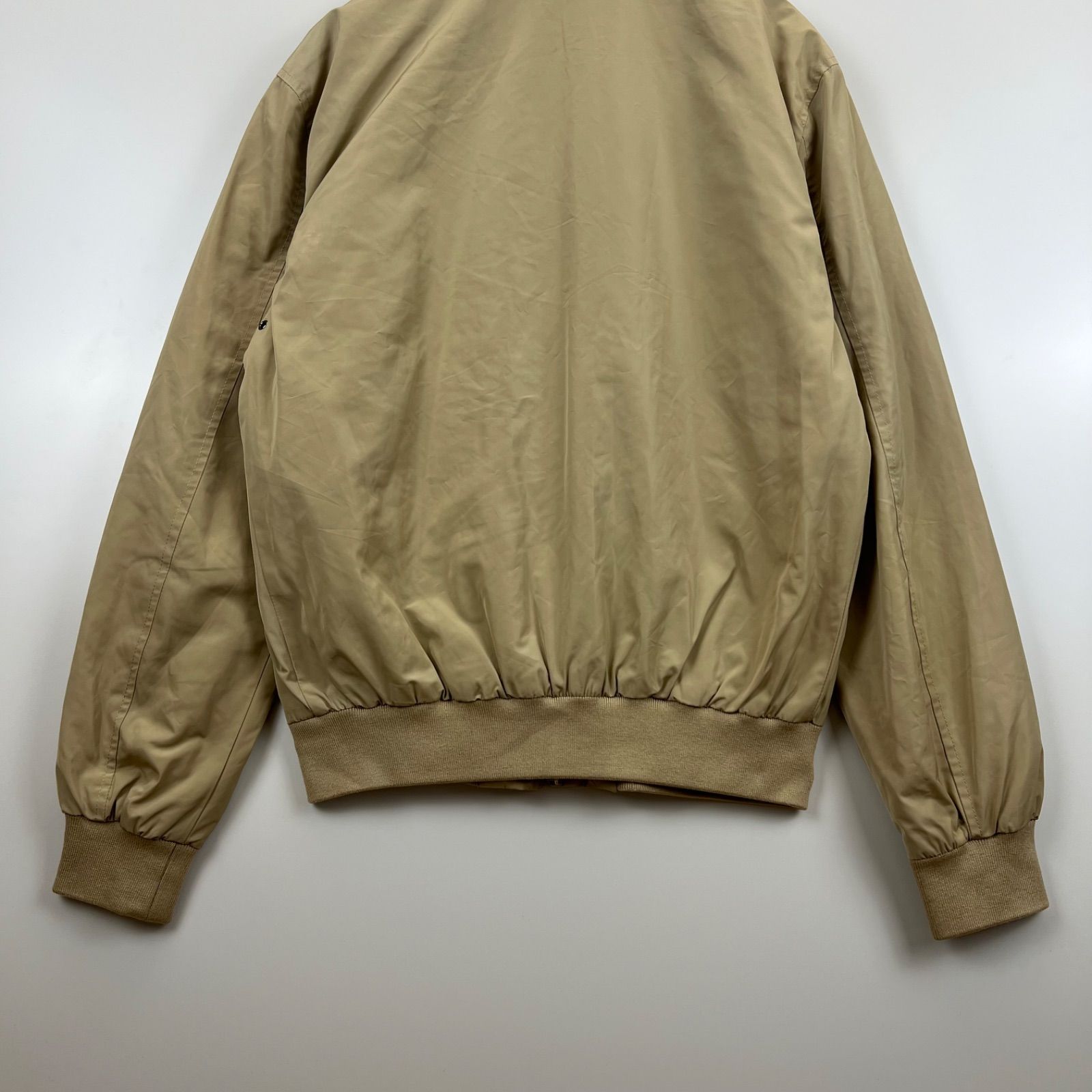 美品 ポロラルフローレン ハリントンジャケット S ベージュ POLO RALPH LAUREN nylon Harrington jacket beige s ポロ