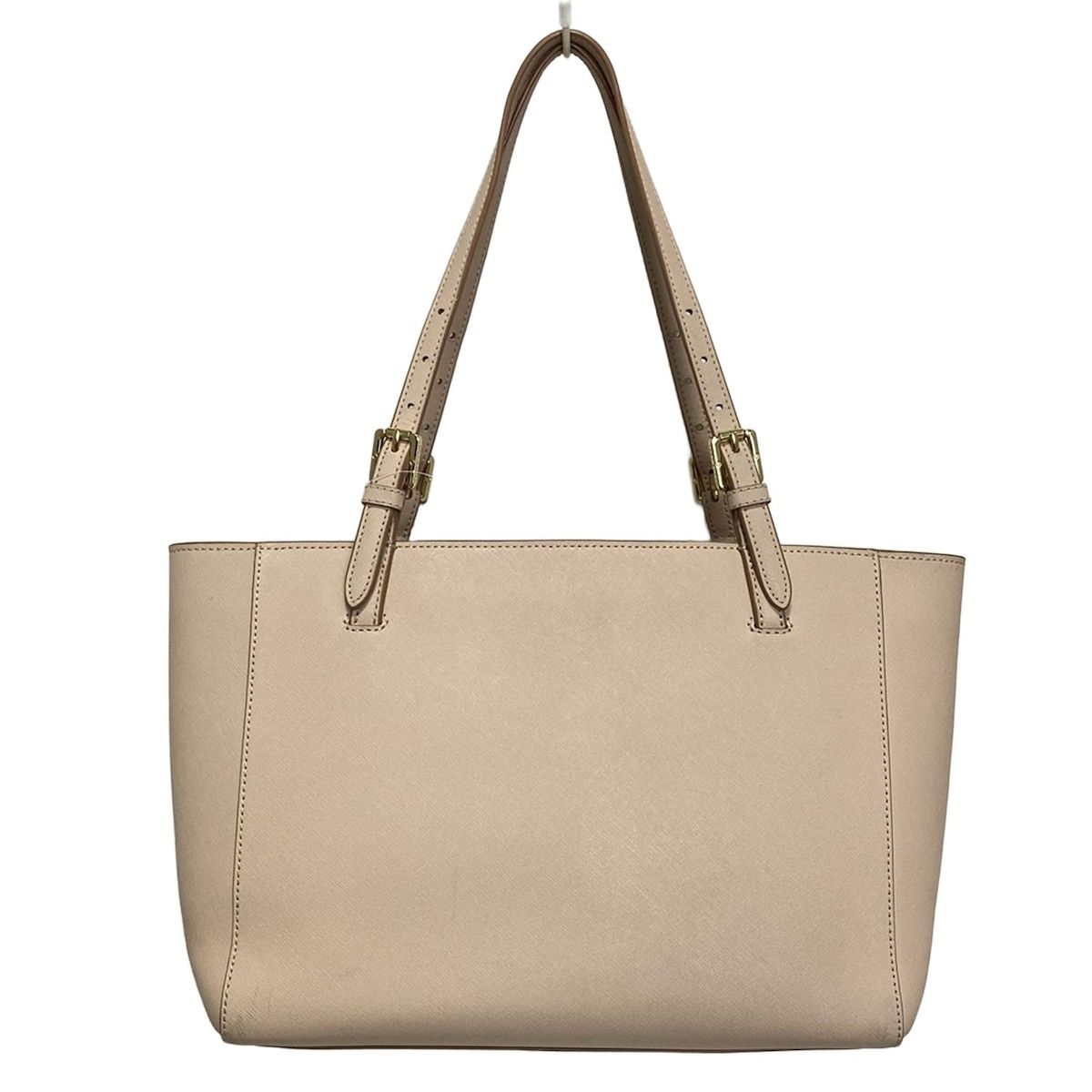 Tory Burch ベージュ トートバッグ 人気大容量 美品 トリーバーチ Tory Burch Tモノグラム