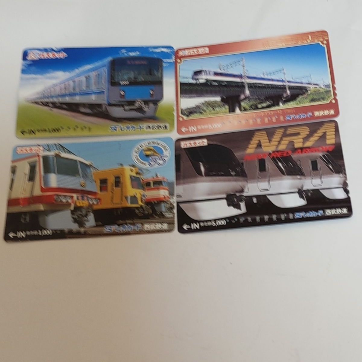 ❖パスネットカード❖『STレオカード西武鉄道』使用済品です！7種