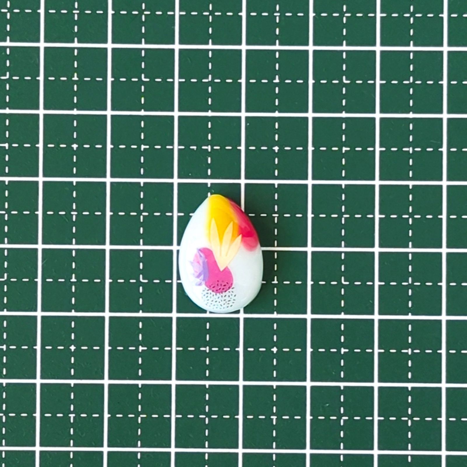 no.49 レジン しずく型 ニュアンス カラフル ピアス イヤリング 