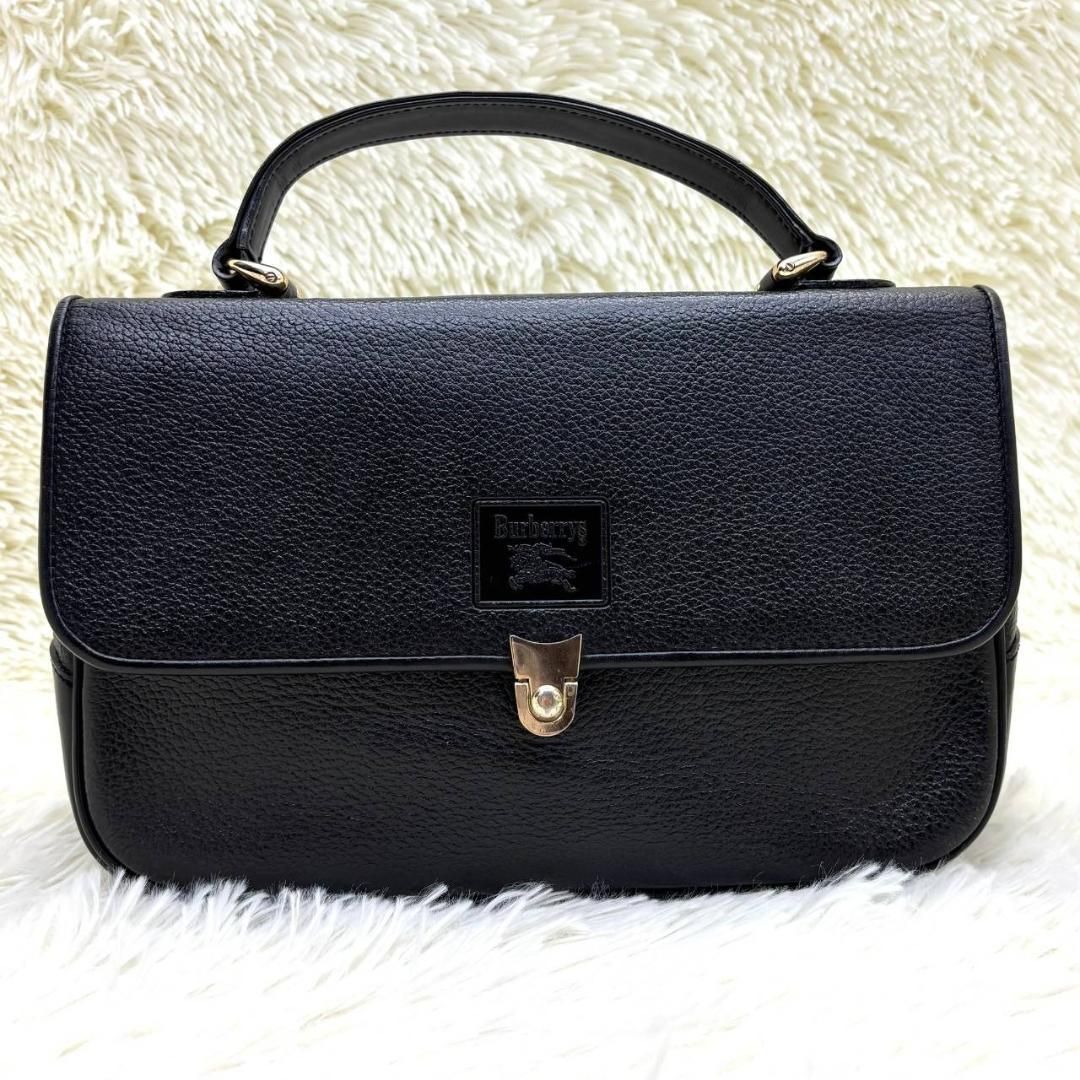 バーバリー ハンドバッグ 内ノバチェック 自立型 ホースロゴ