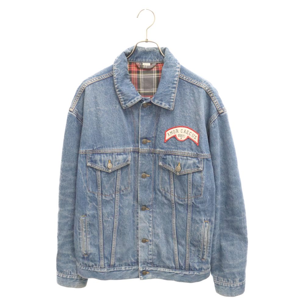 GUCCI (グッチ) 19SS Oversize Denim Jacket With Patches 475024 