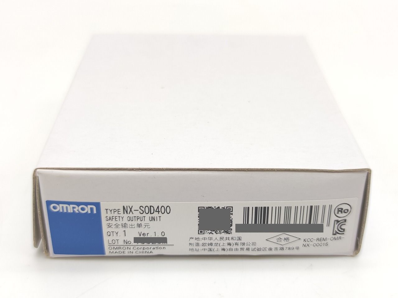 インボイス対応 箱いたみあり オムロン OMRON NX-SOD400 Ver.1.0