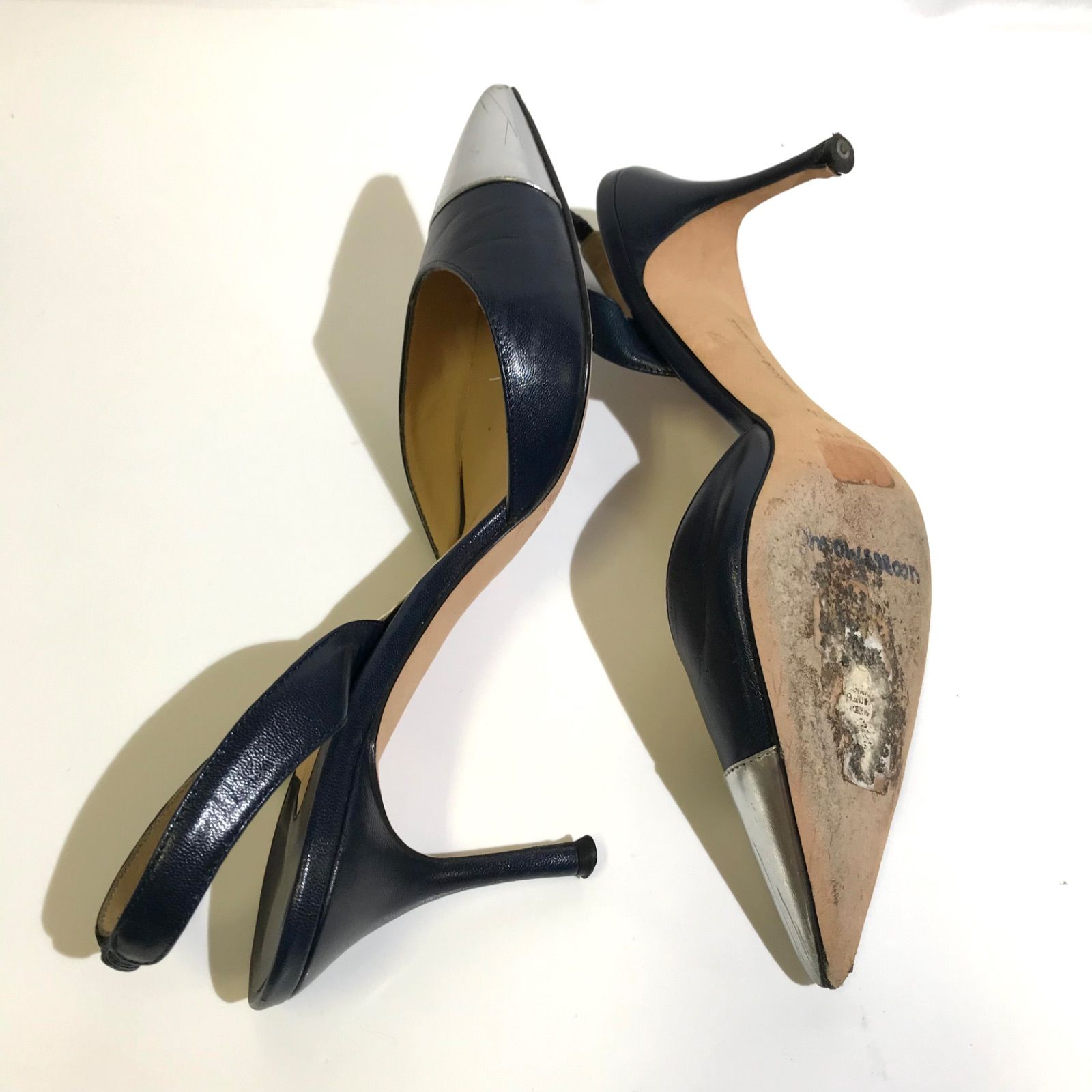 専用です　マノロブラニク　ハイヒール マノロブラニク24.5サイズ☆新品☆ （MANOLO BLAHNIK - 値下げ