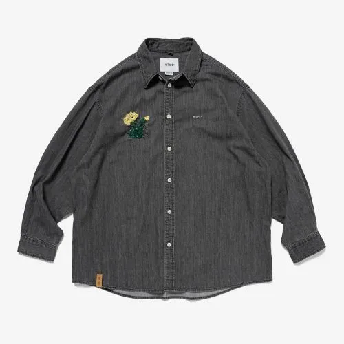 WTAPS ALLMAN / LS / COTTON. DENIM. CACTO シャツ 241CWDT-SHM01