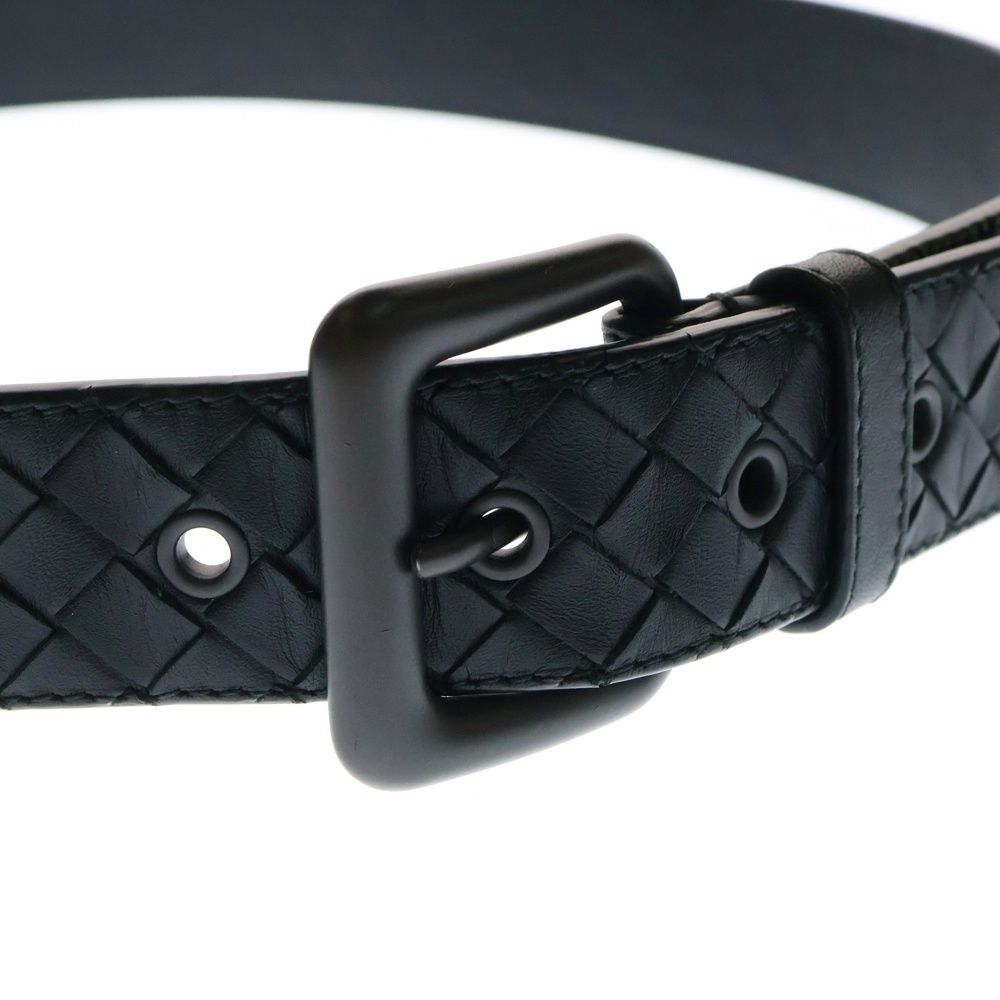 Bottega Veneta ブラック レザーベルト BOTTEGA VENETA(ボッテガヴェネタ) レザーベルト ブラック