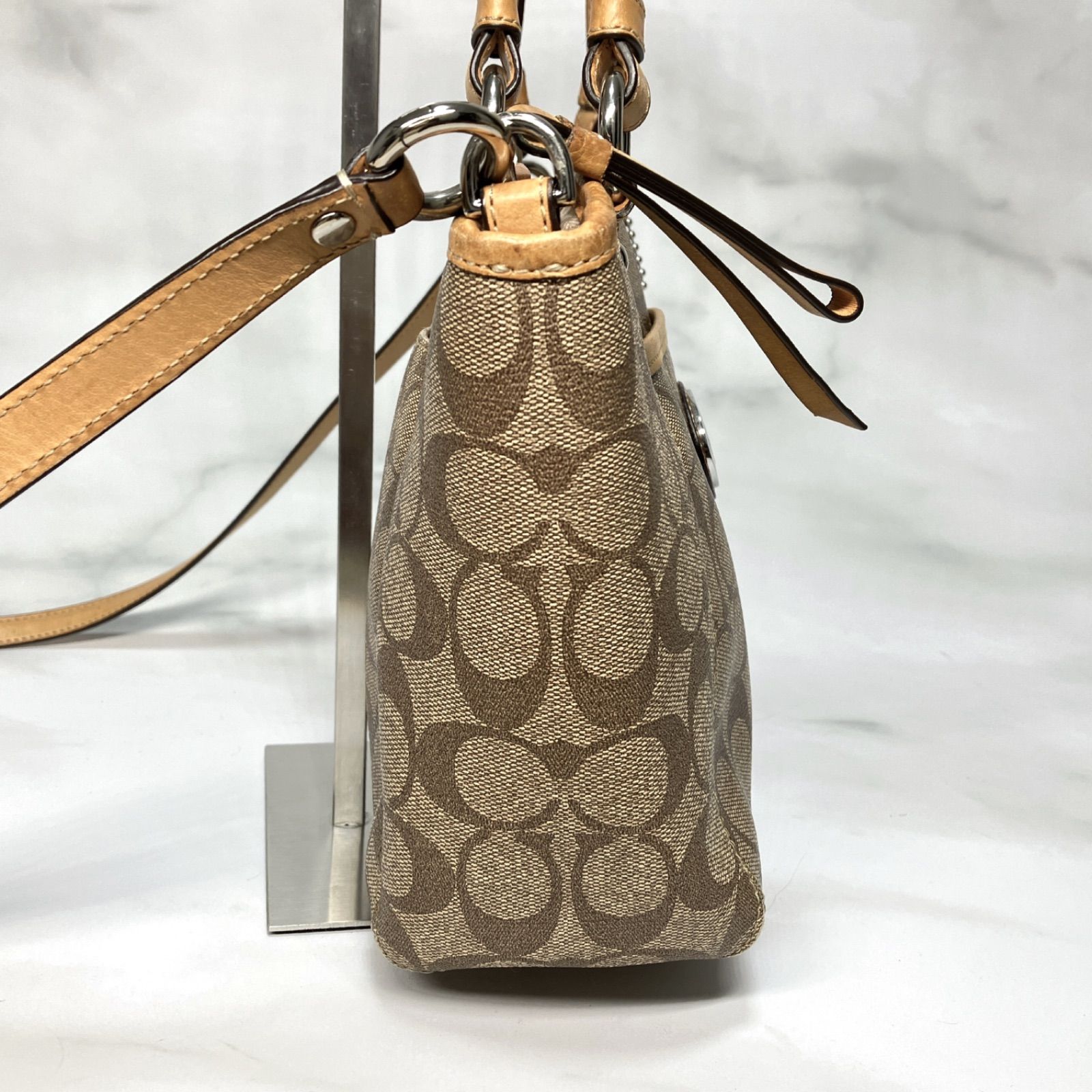 美品】COACH コーチ バッグ ハンドバッグ ショルダーバッグ 斜め掛け 