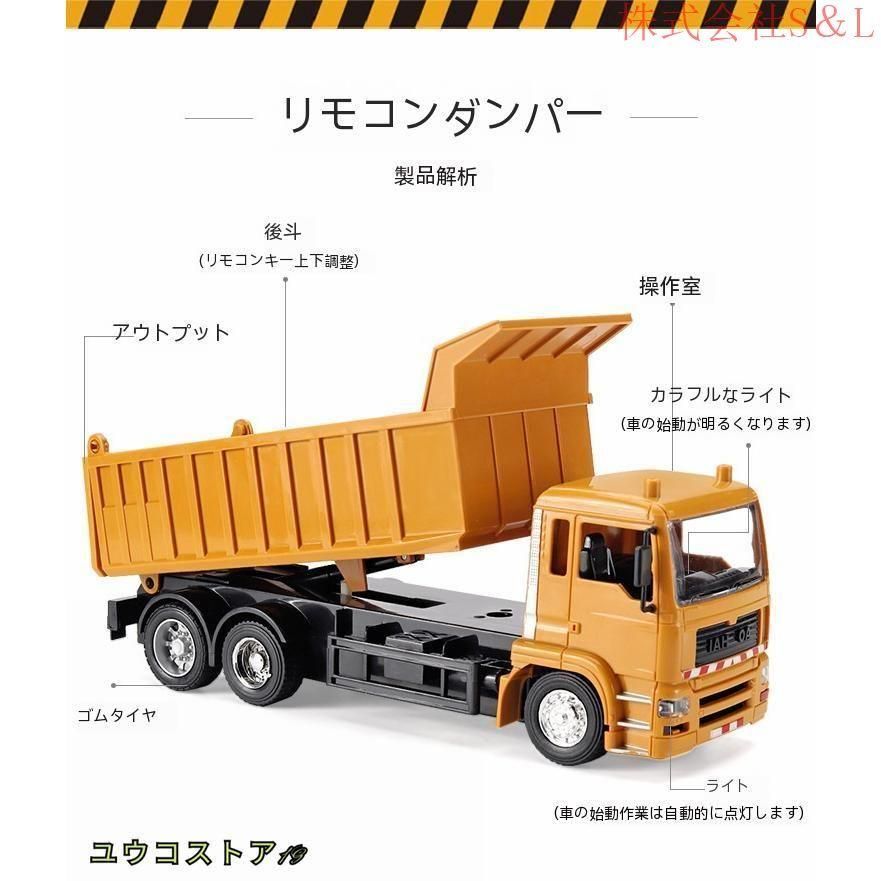 童友社　　大型ダンプ　1/24スケール　ラジコン 童友社 大型ダンプ 1/24スケール ラジコン