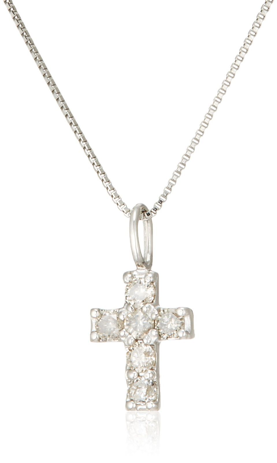 在庫 ダイヤモンドネックレス0.1ct DS-54 プラチナ D-COLLECTION ディーコレクション