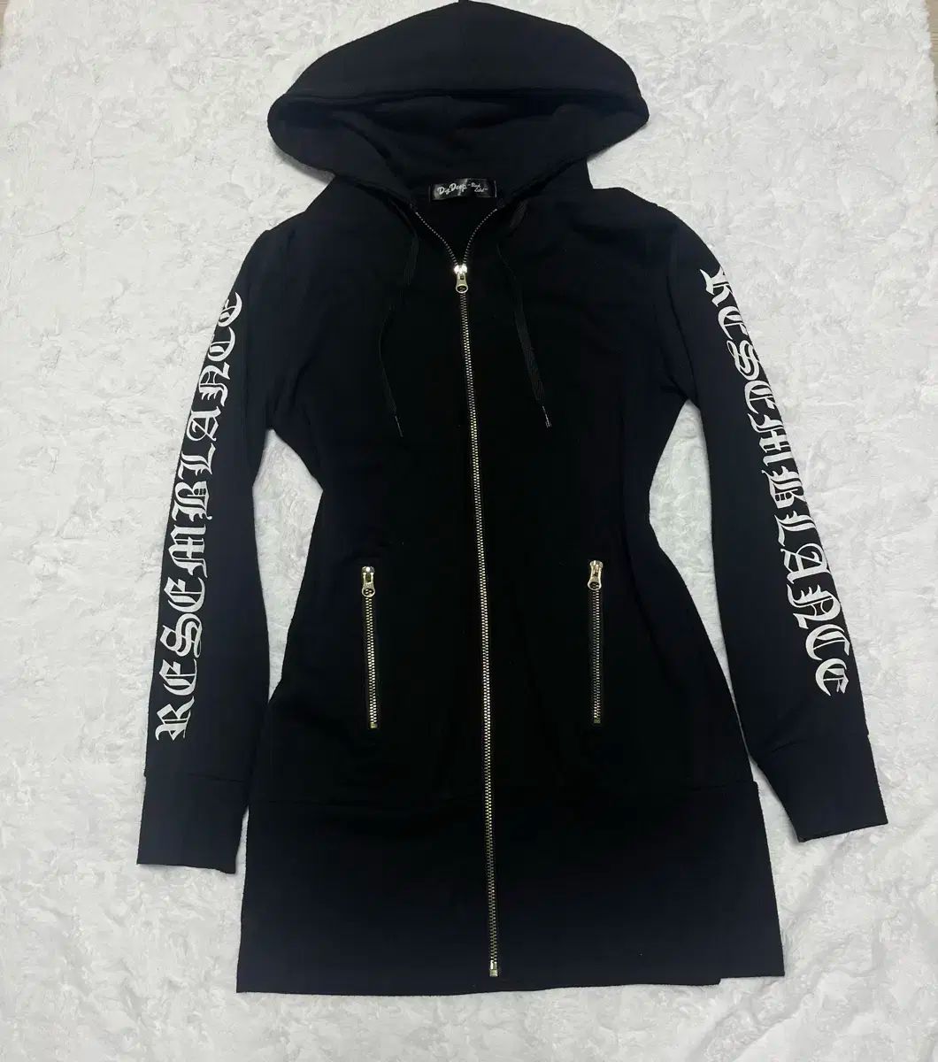 ディグディープ パンク フリル プリンティング WHO ジップアップ