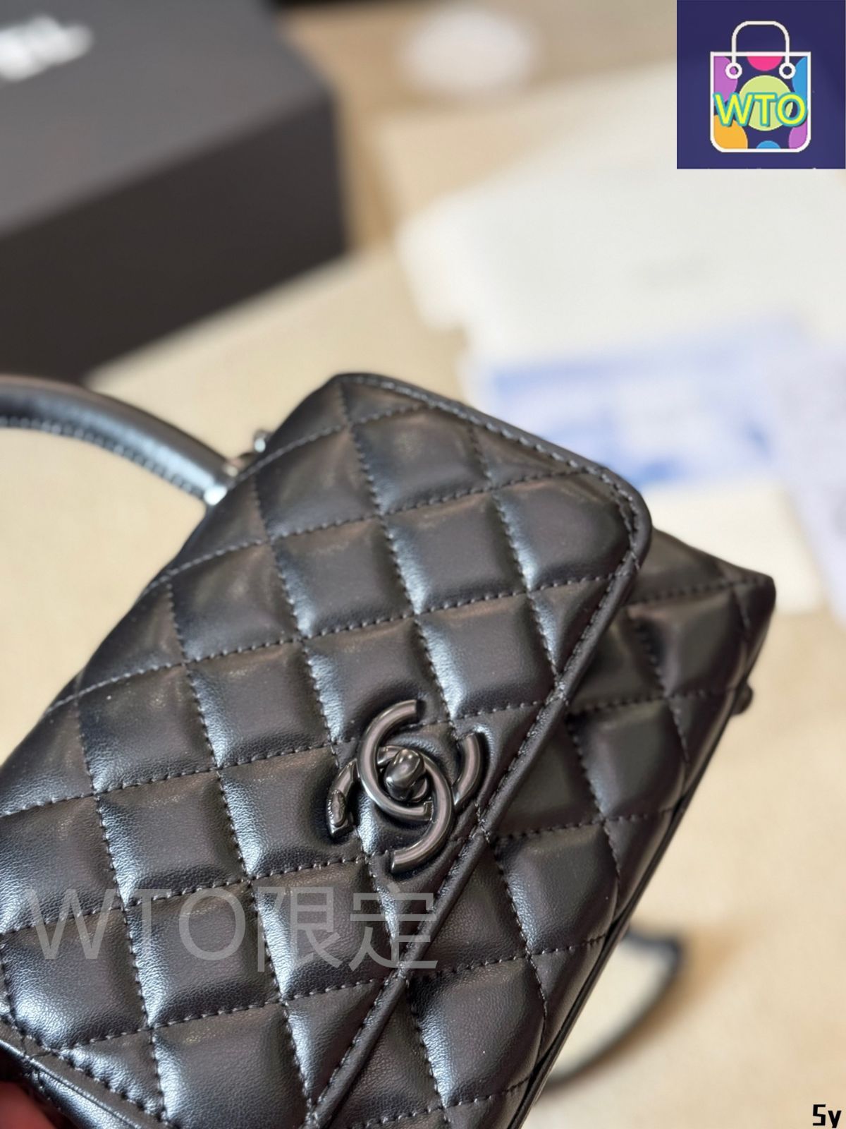 本日限定特価】シャネル ココ ハンドル スモールサイズ 20×14cm