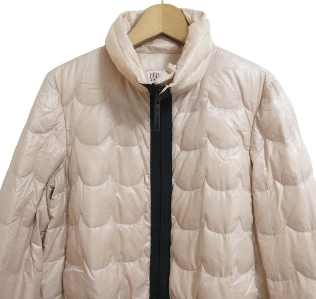 美品 RED VALENTINO レッドヴァレンティノ ダウンジャケット 裾フリル 