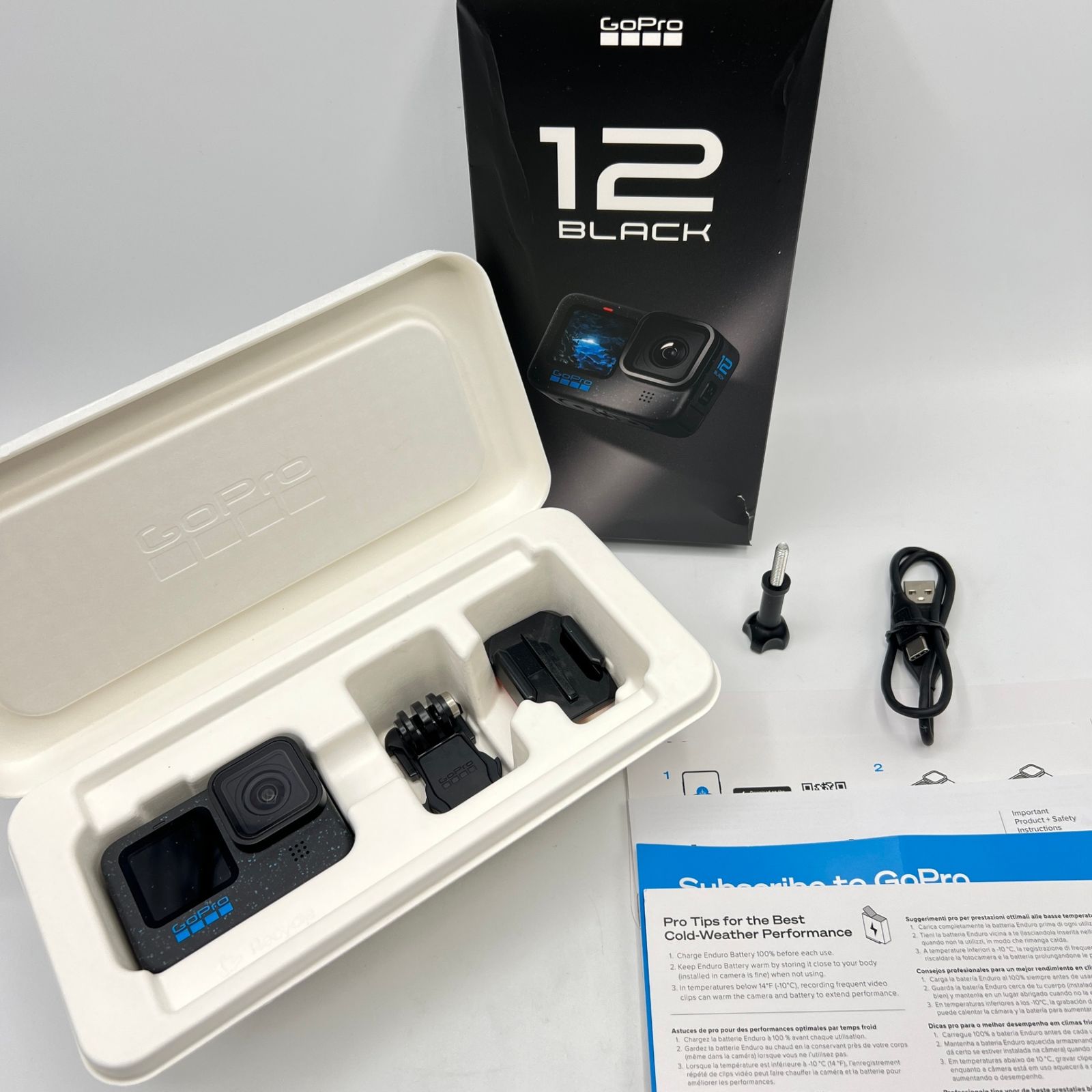 GoPro HERO12 ウェアラブル アクションカメラ ゴープロ CHDHX-121-FW 本体
