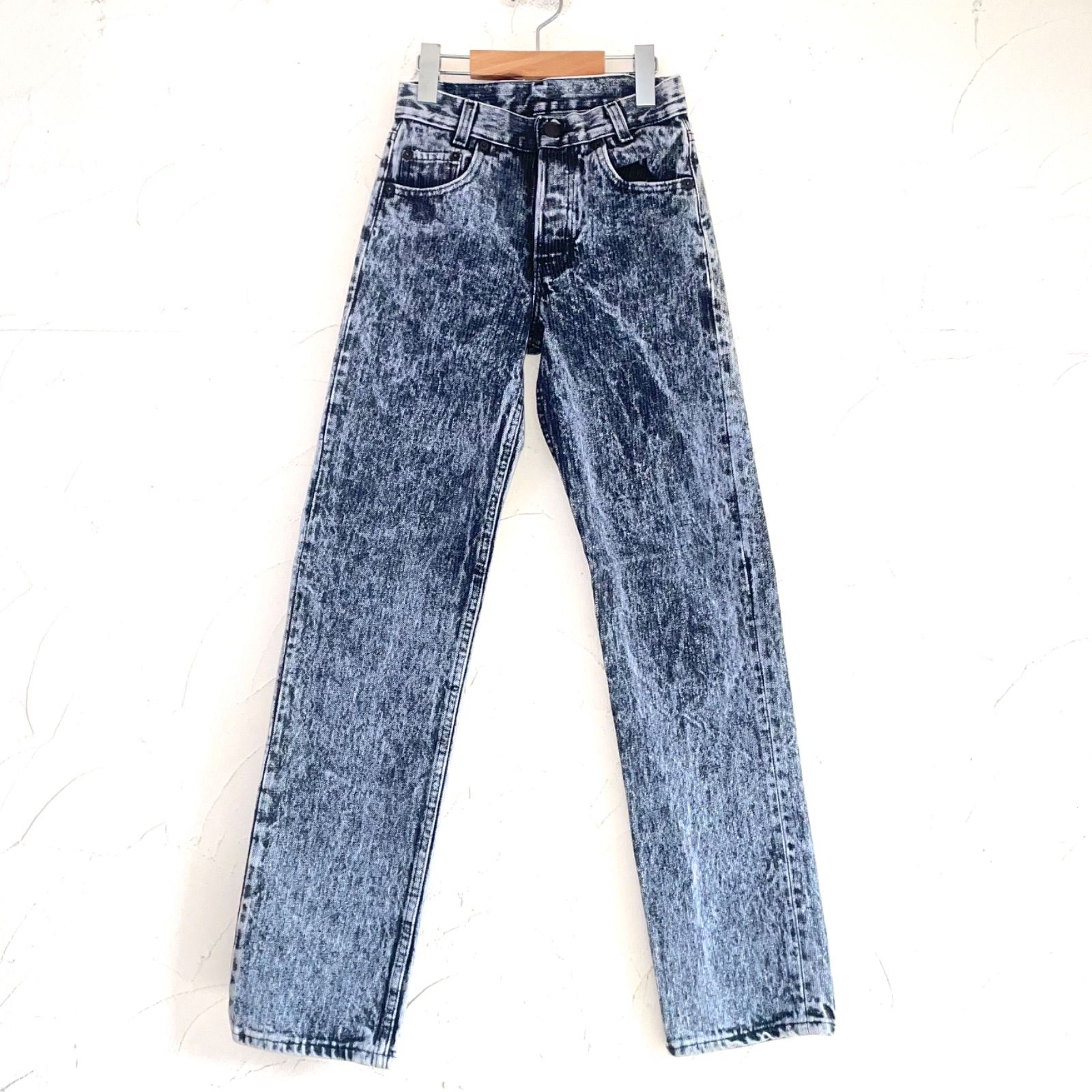 80s Levi's リーバイス 701 ケミカルデニム USA製 W24 - メルカリ