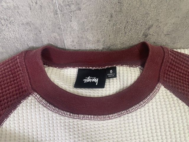 STUSSY 25周年　ワッフルサーマルプリントロンT STUSSY 25周年 ワッフルサーマルプリントロンT（FREAK'S STORE